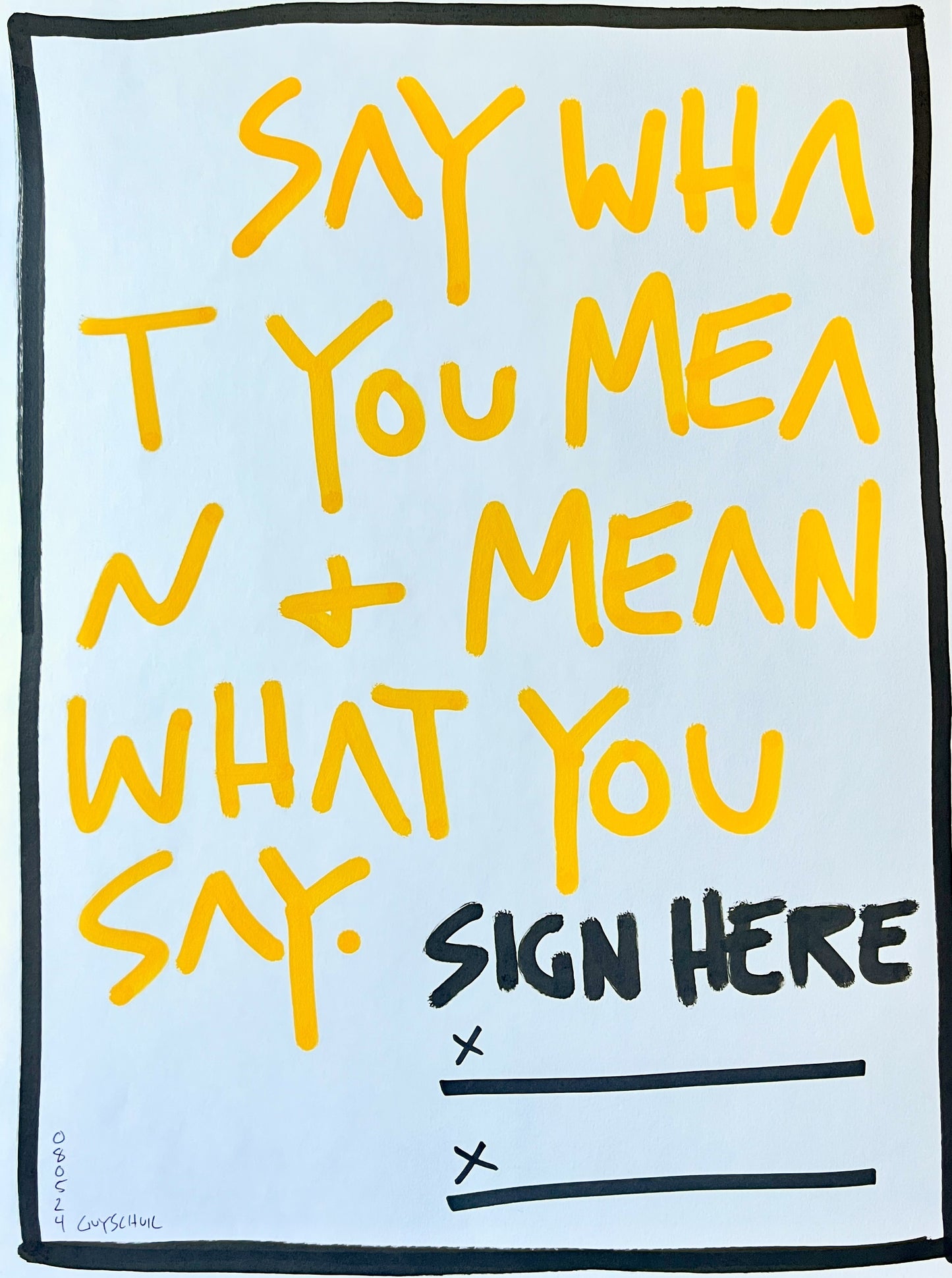 Sign Here: Original